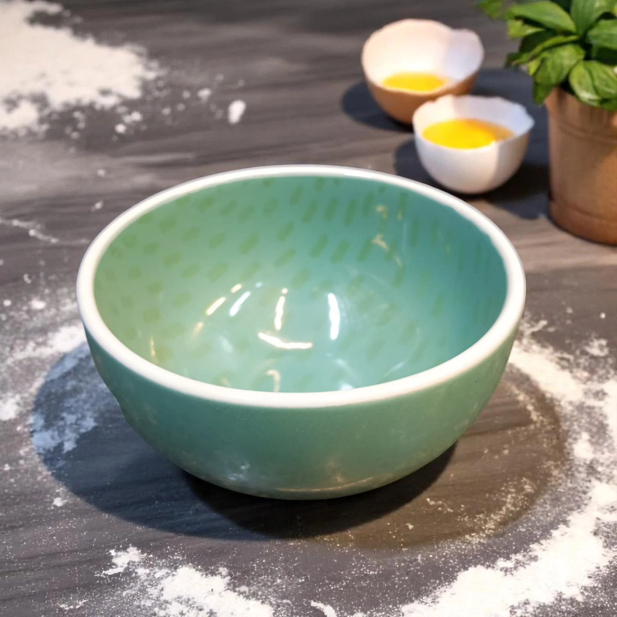 Glossy Mini Ceramic Bowl (4 Inch) - Image 3