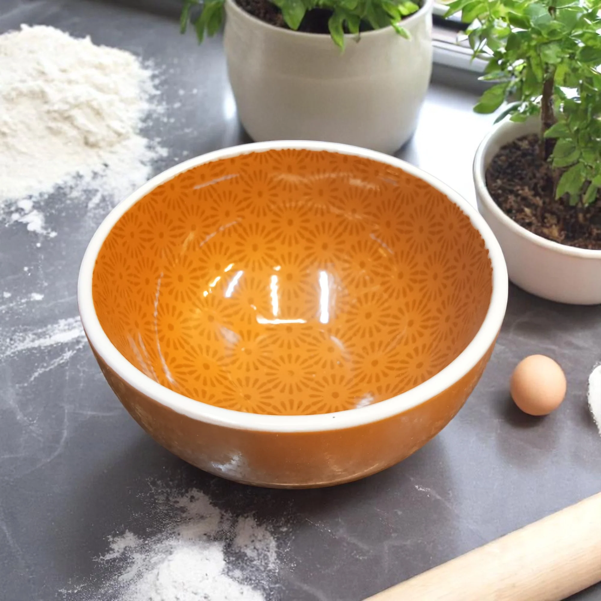 Glossy Mini Ceramic Bowl (4 Inch) - Image 4