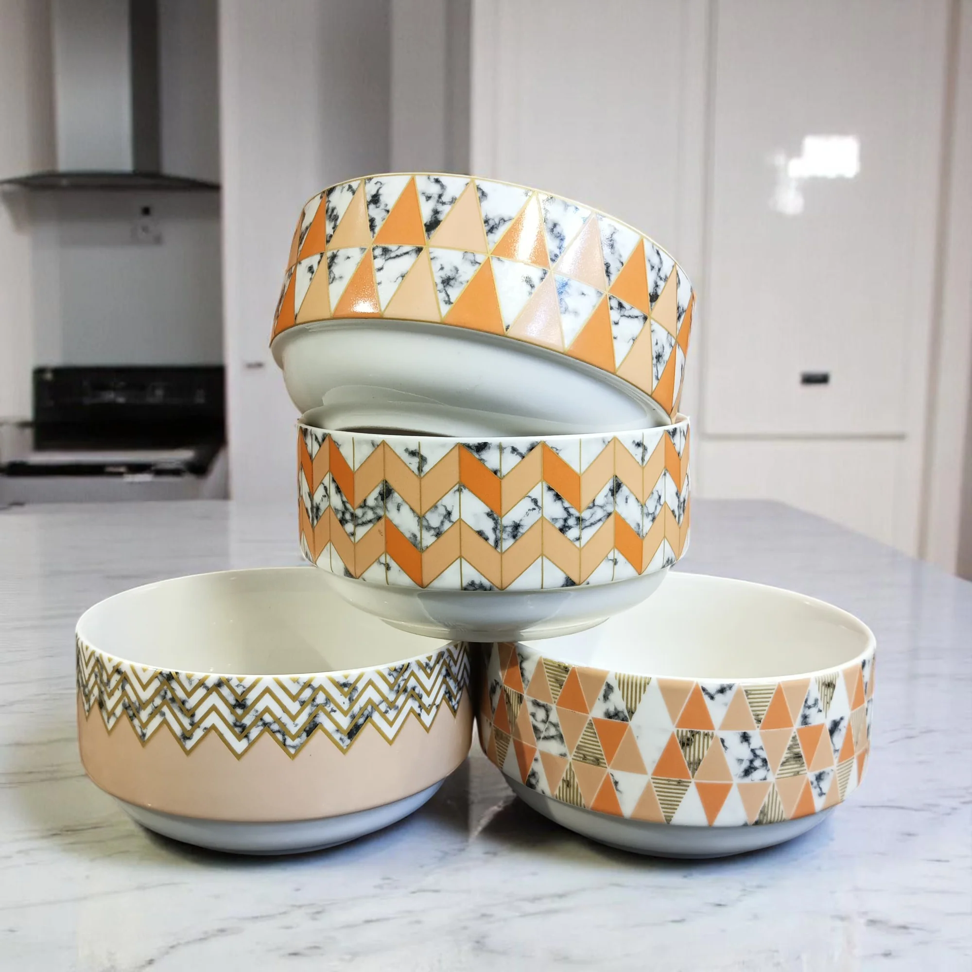 Dusky Geometry Bowl (7 inches) - Image 2