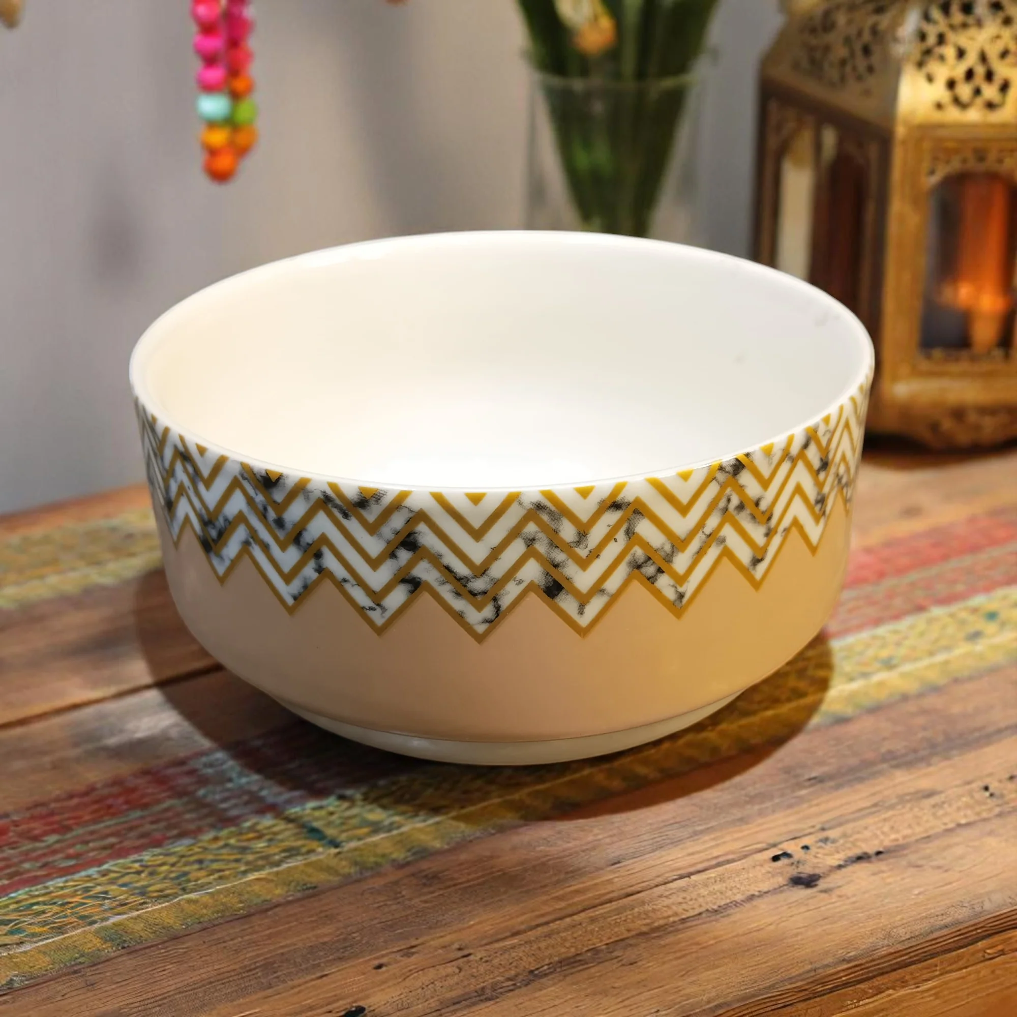 Dusky Geometry Bowl (7 inches) - Image 5