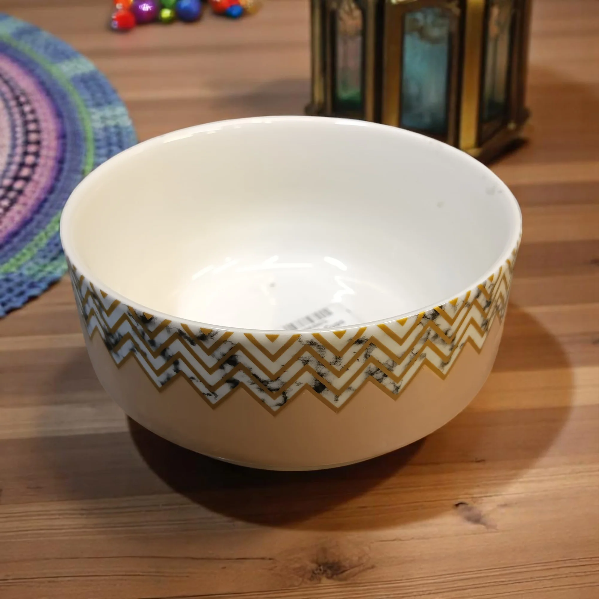 Dusky Geometry Bowl (7 inches) - Image 6