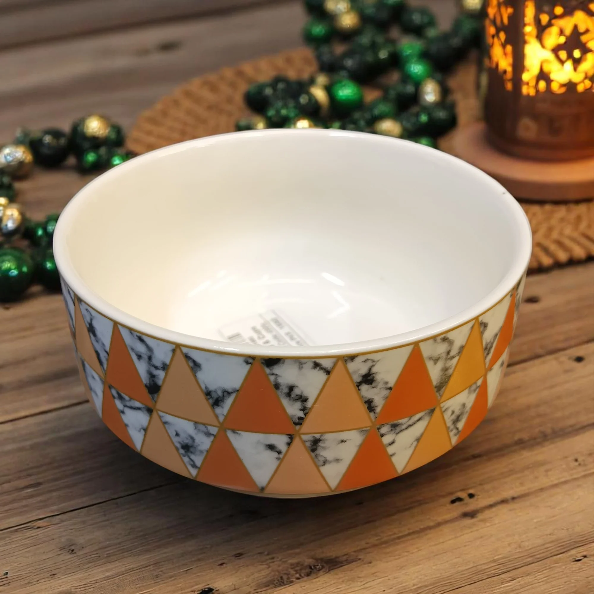 Dusky Geometry Bowl (7 inches) - Image 8