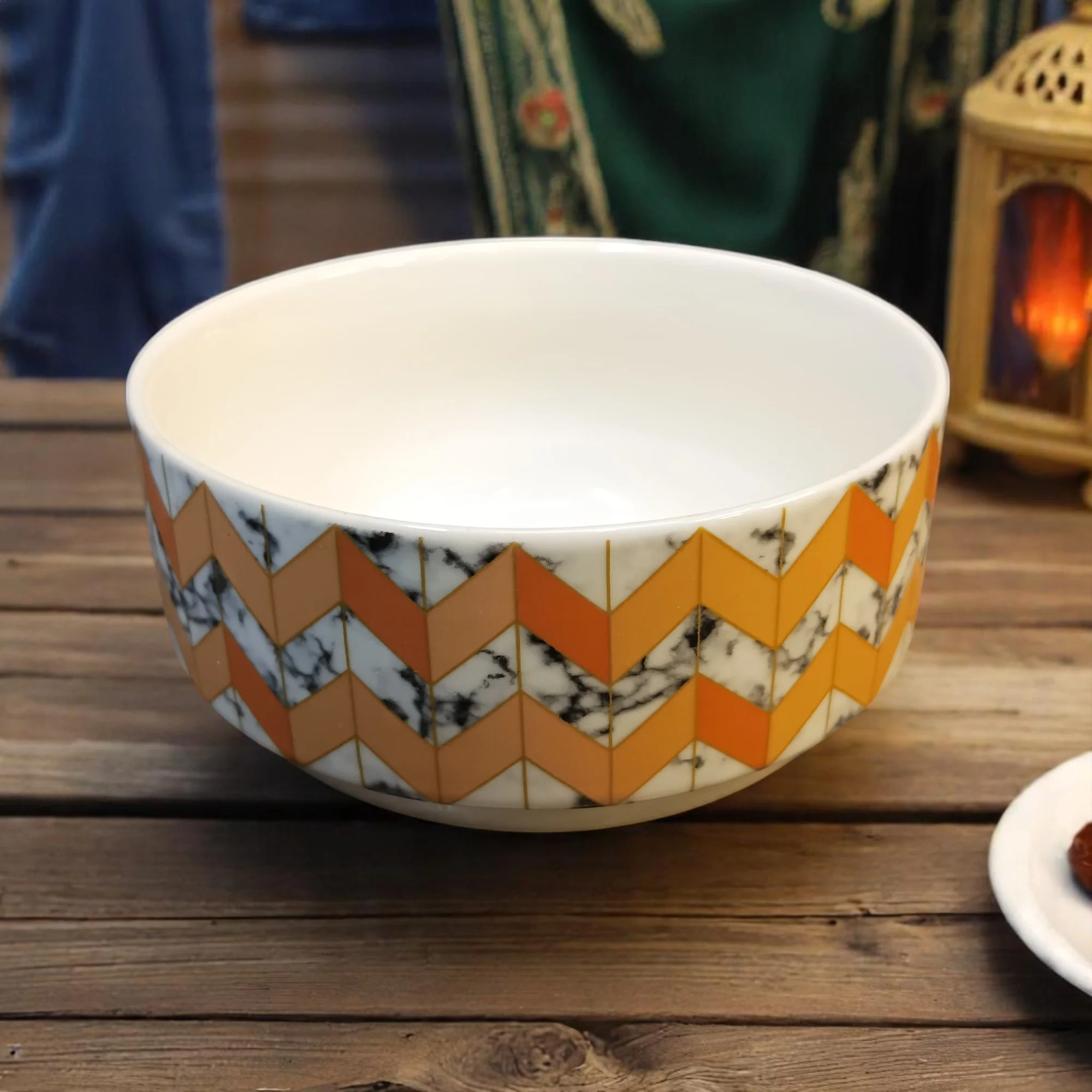 Dusky Geometry Bowl (7 inches) - Image 9