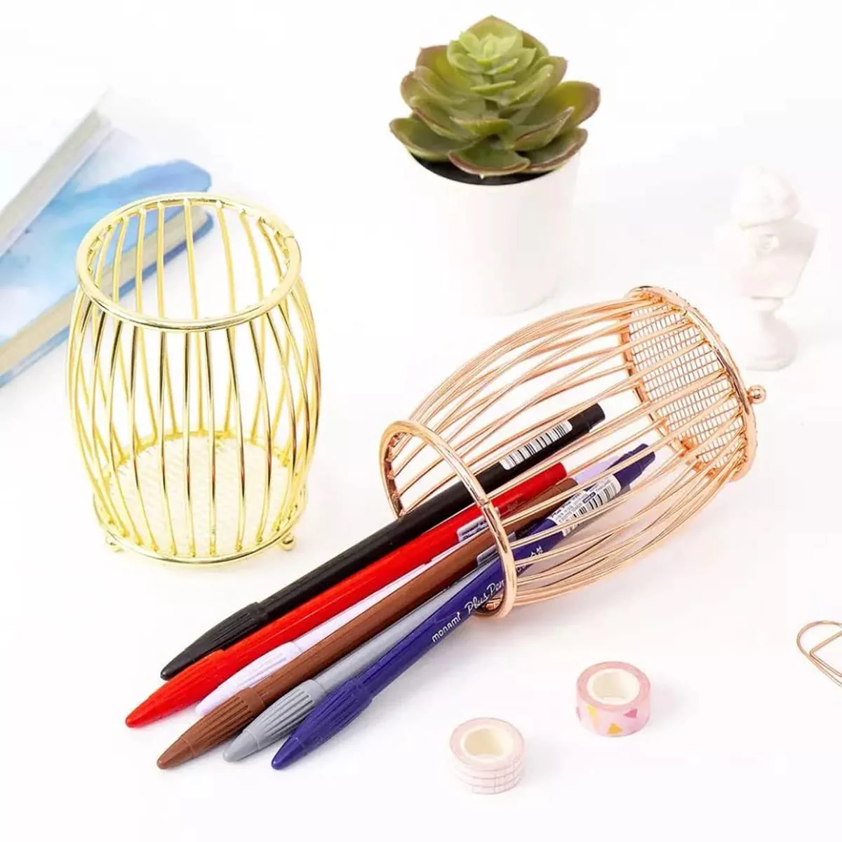 Bar Belly Metal Pencil Holder - Image 2
