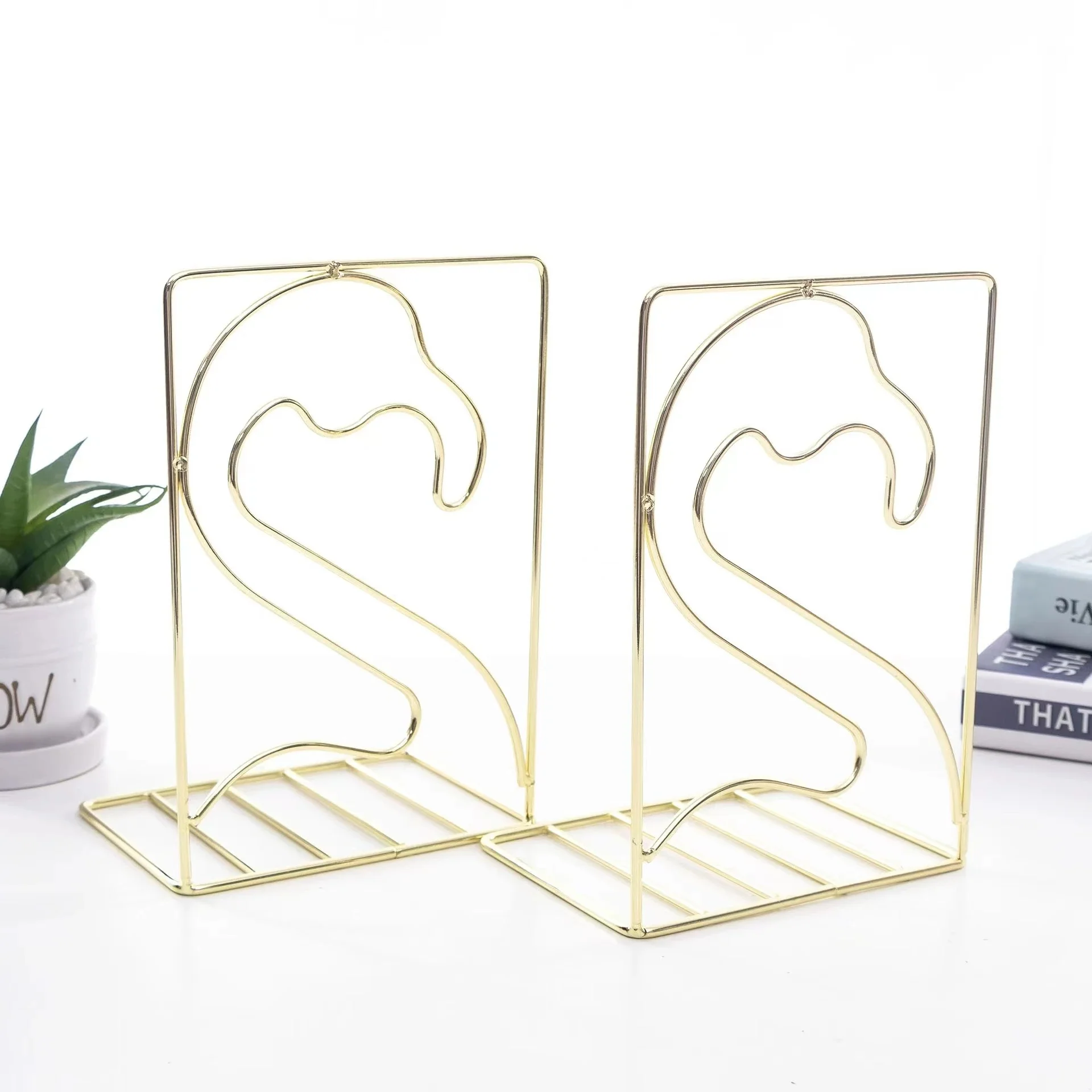Metal Bookends – Abstract Designs - Image 13