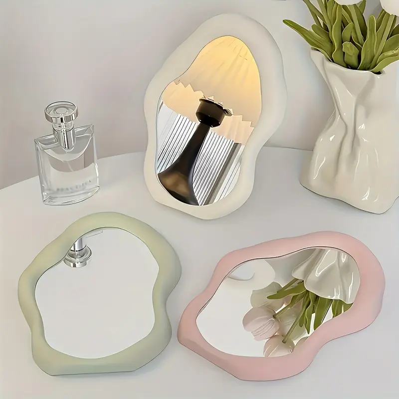 Pastel Wavy Frame Mirror - Image 3