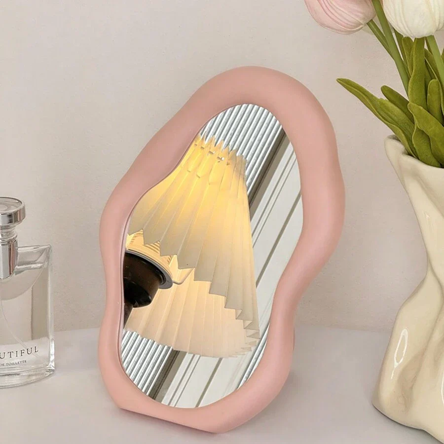 Pastel Wavy Frame Mirror - Image 5