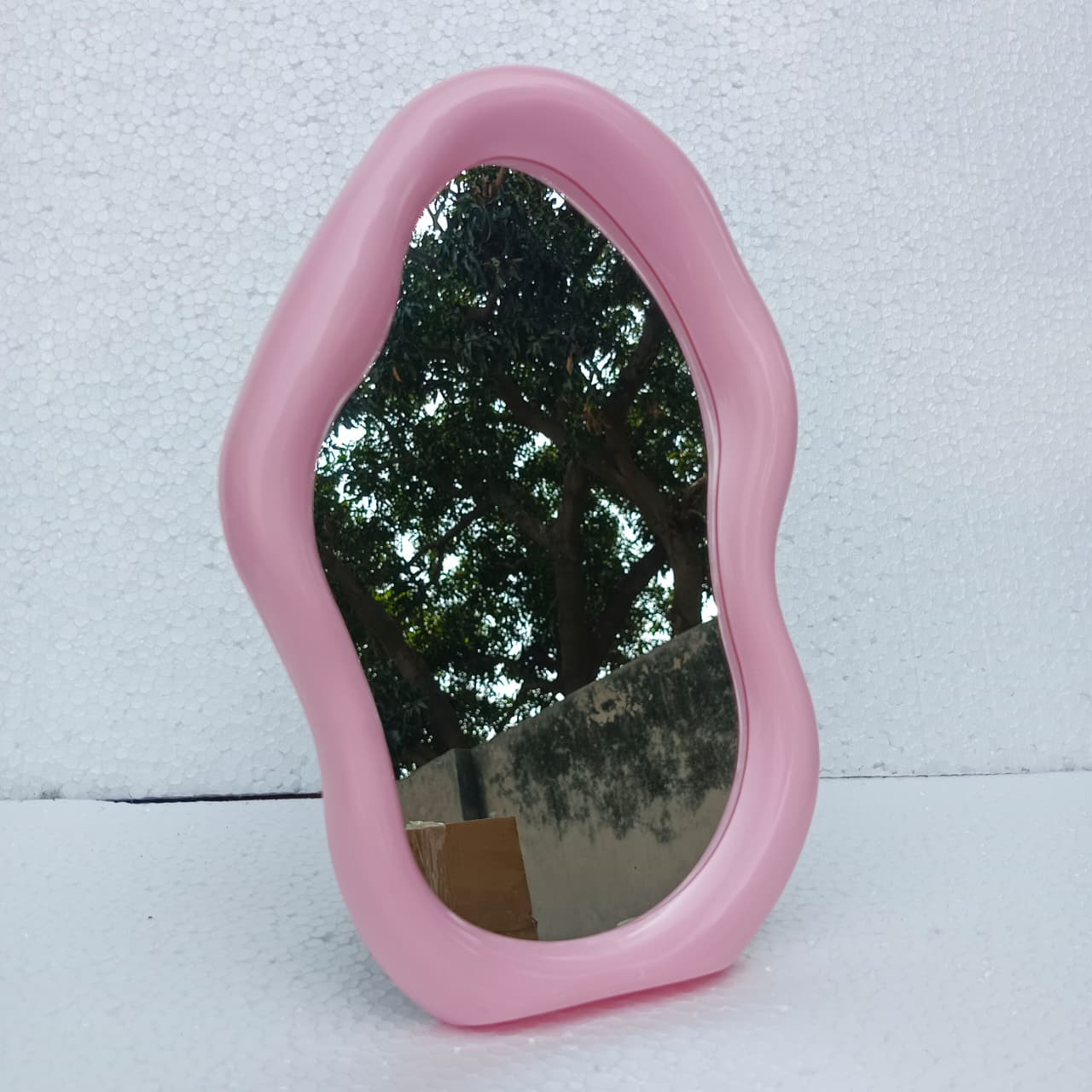 Pastel Wavy Frame Mirror - Image 9