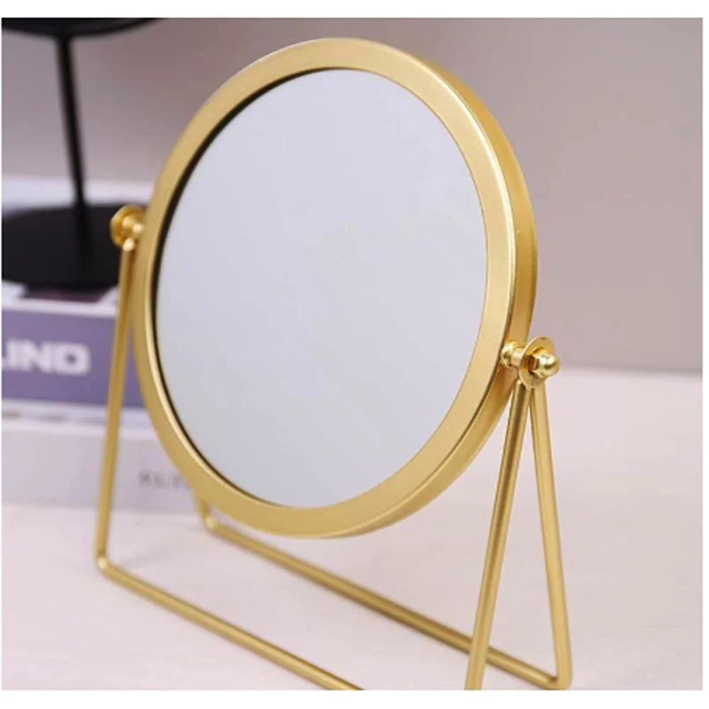 Gold Round Vanity Mirror - Image 5
