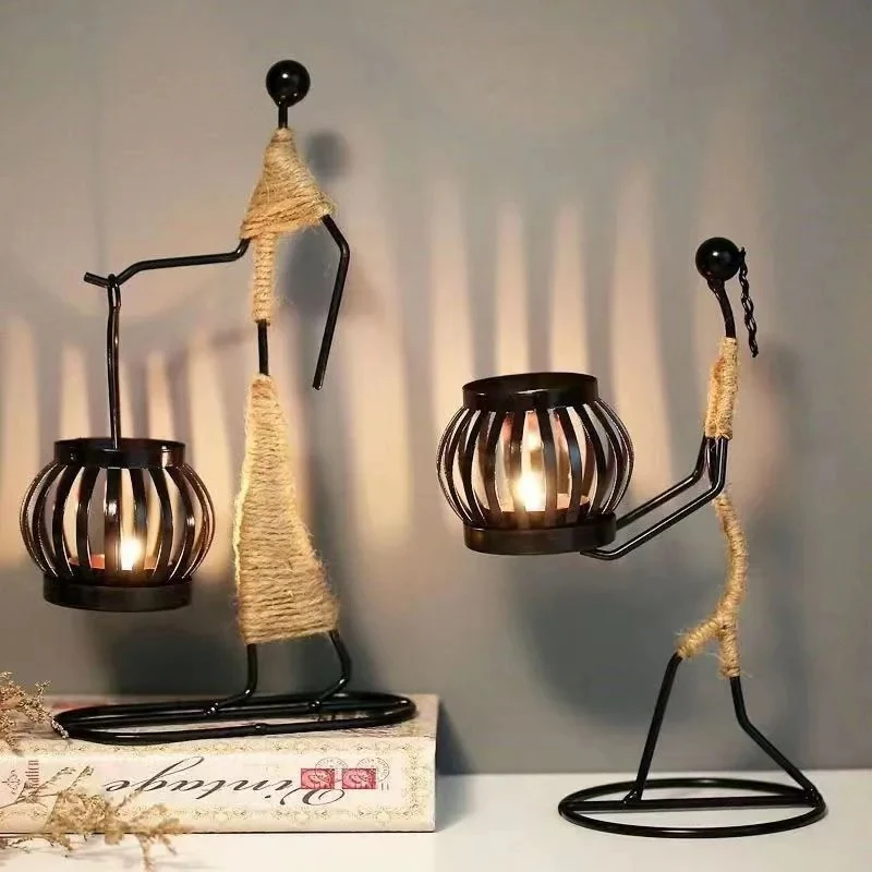 Tribal Wire - Metal Art Candle Holder - Image 10