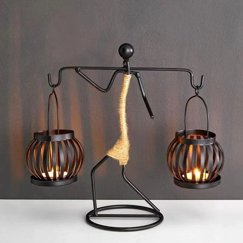 Tribal Wire - Metal Art Candle Holder - Image 6
