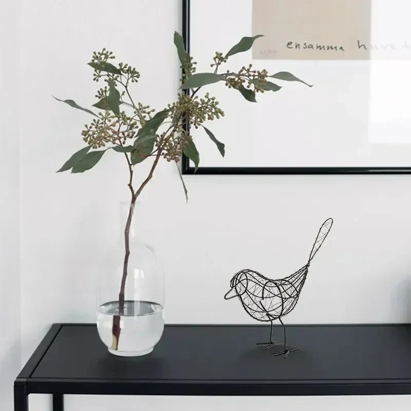 Metal Wire Bird Sculptures - Image 3
