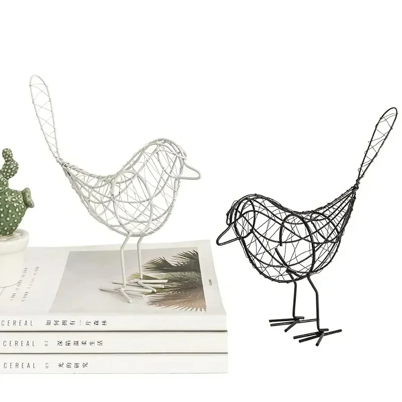 Metal Wire Bird Sculptures - Image 4