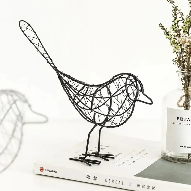 Metal Wire Bird Sculptures - Image 5