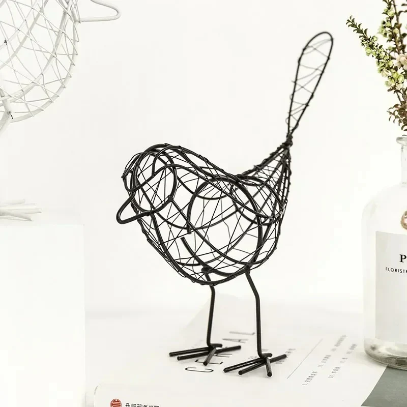 Metal Wire Bird Sculptures - Image 6
