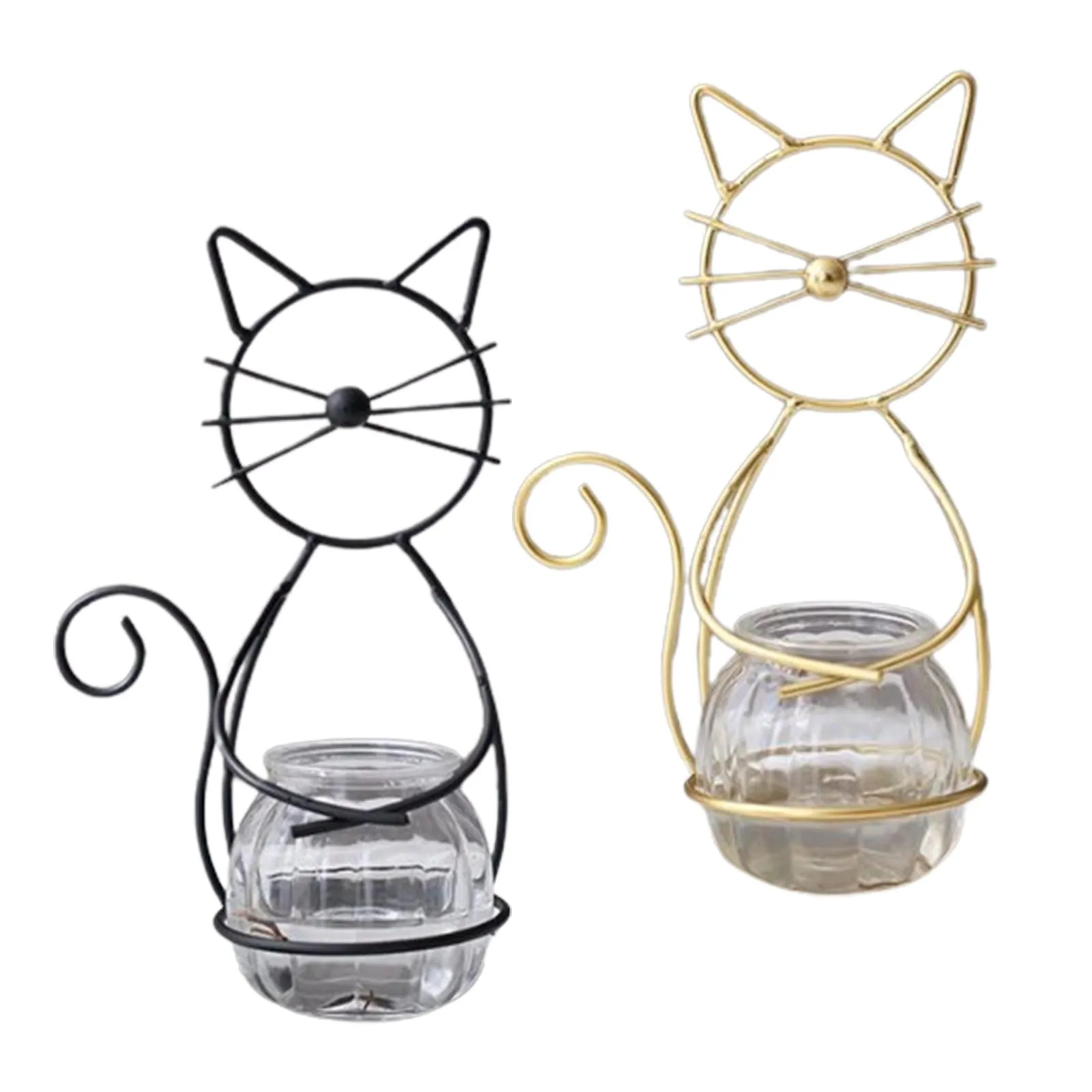 Metal Cat Hydroponic Planter - Image 4