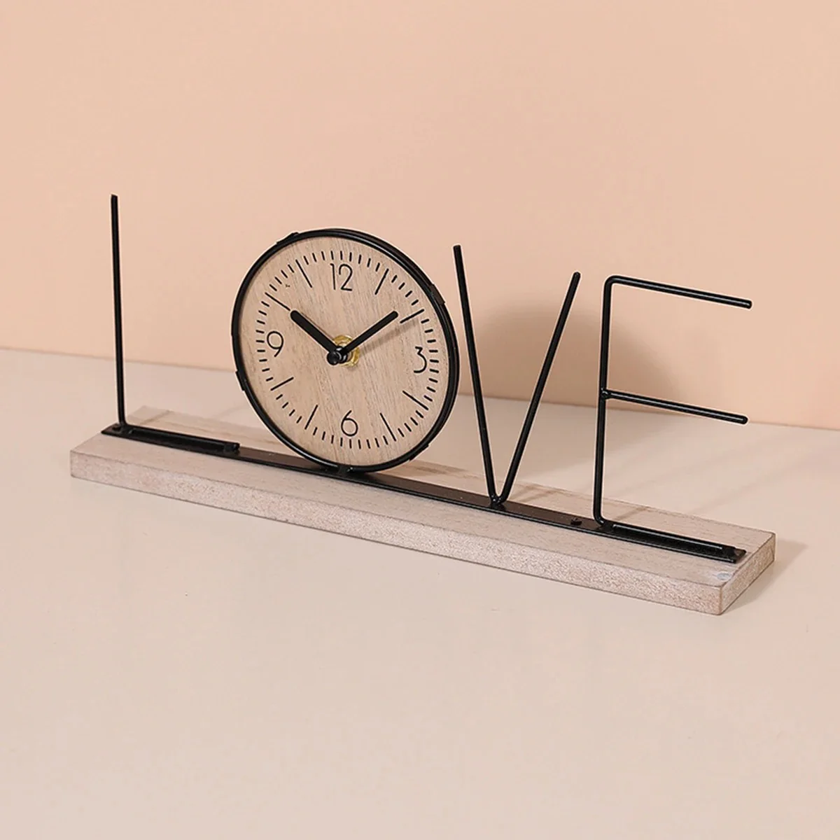 Metal Word Clock – Table Decor with Clock - Image 4