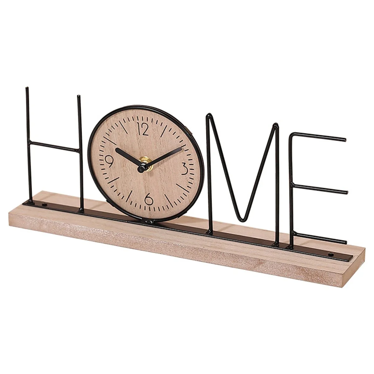 Metal Word Clock – Table Decor with Clock - Image 6