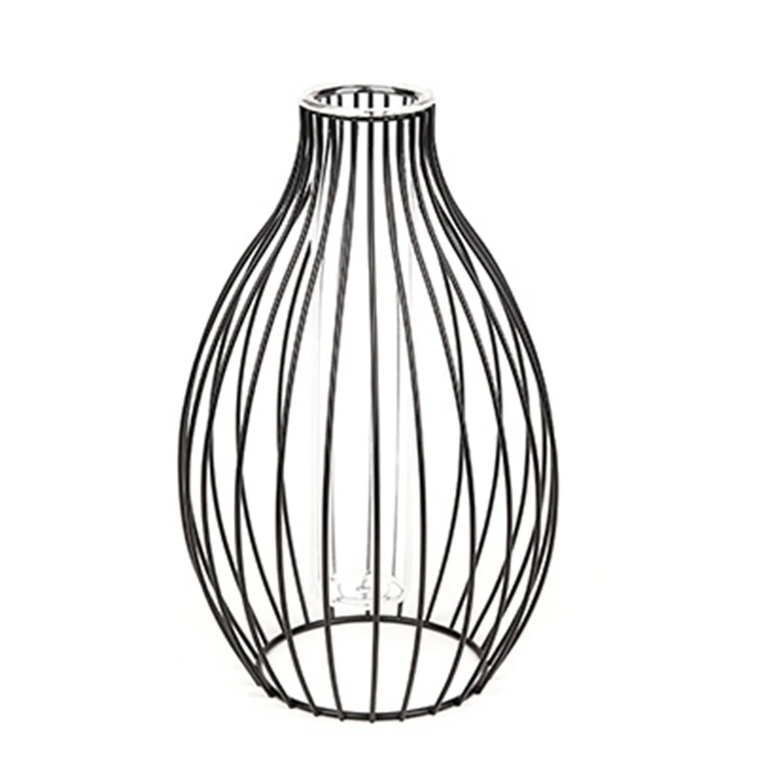 Modern Metal Cage Vase - Image 5