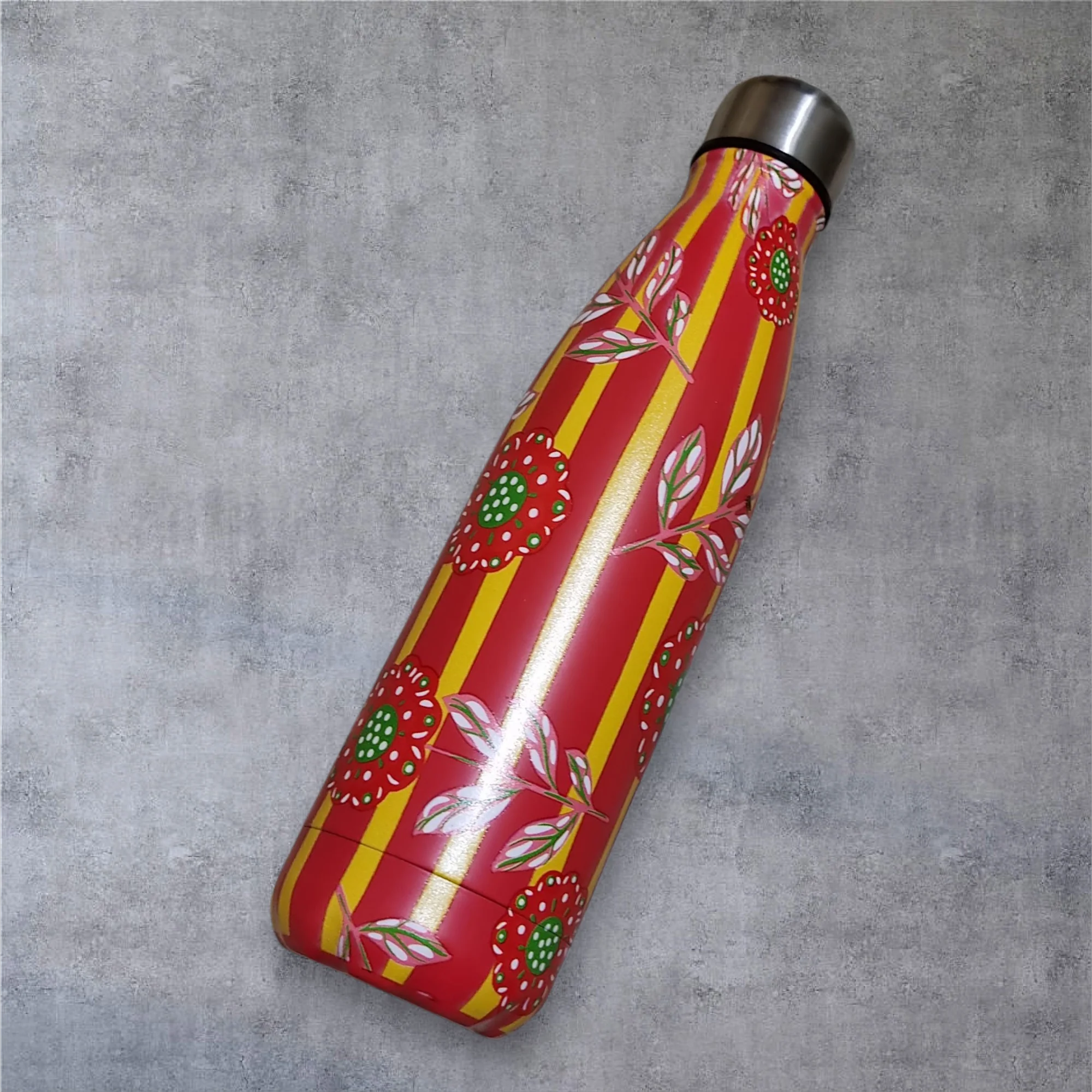 Floral Stainless Steel Water Bottle (500ml) - Image 2