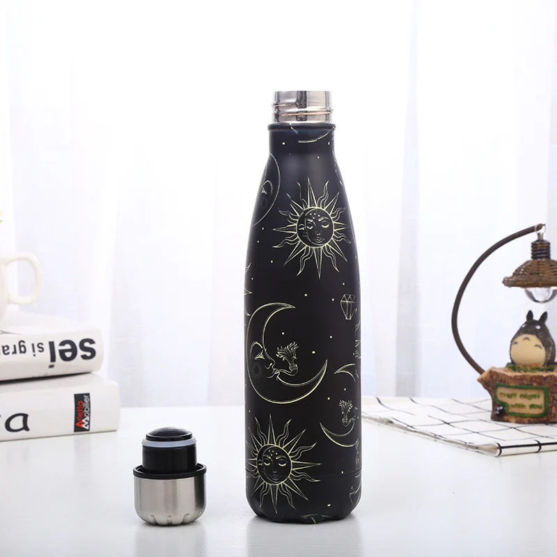 Celestial Stainless Steel Water Bottle (500ml) - Image 2