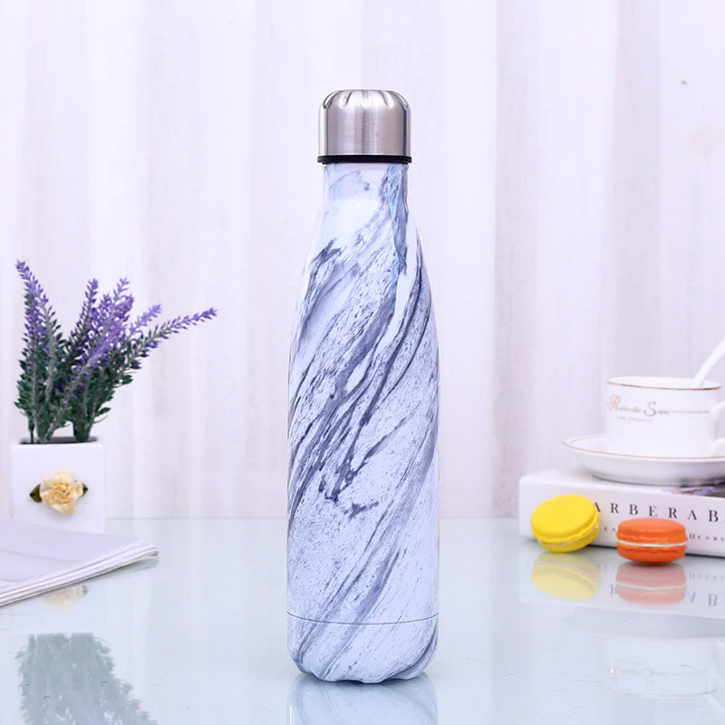 Marble Theme Water Bottle (500ml) - Image 2
