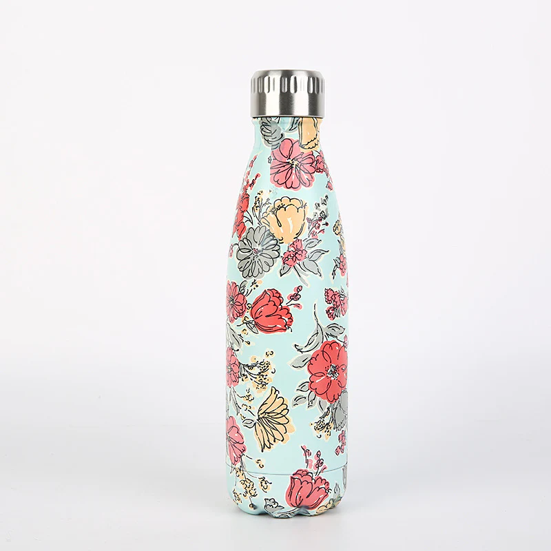 Spring Series Stainless Steel Water Bottle (500ml) - Image 4