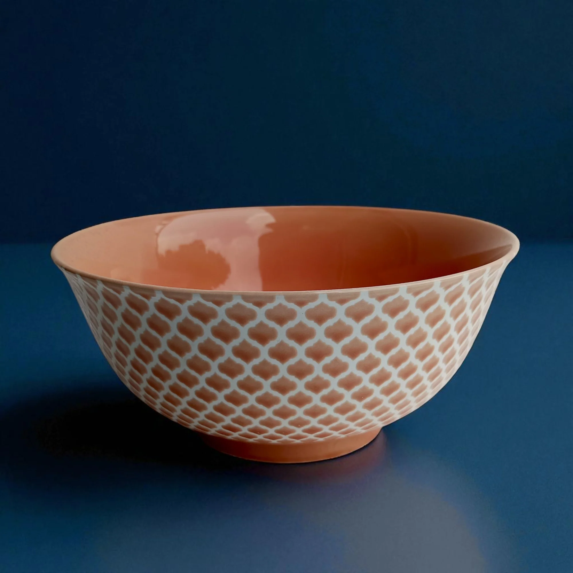 Relic Patterned Ceramic Serving Bowl (8 inch) - Image 3