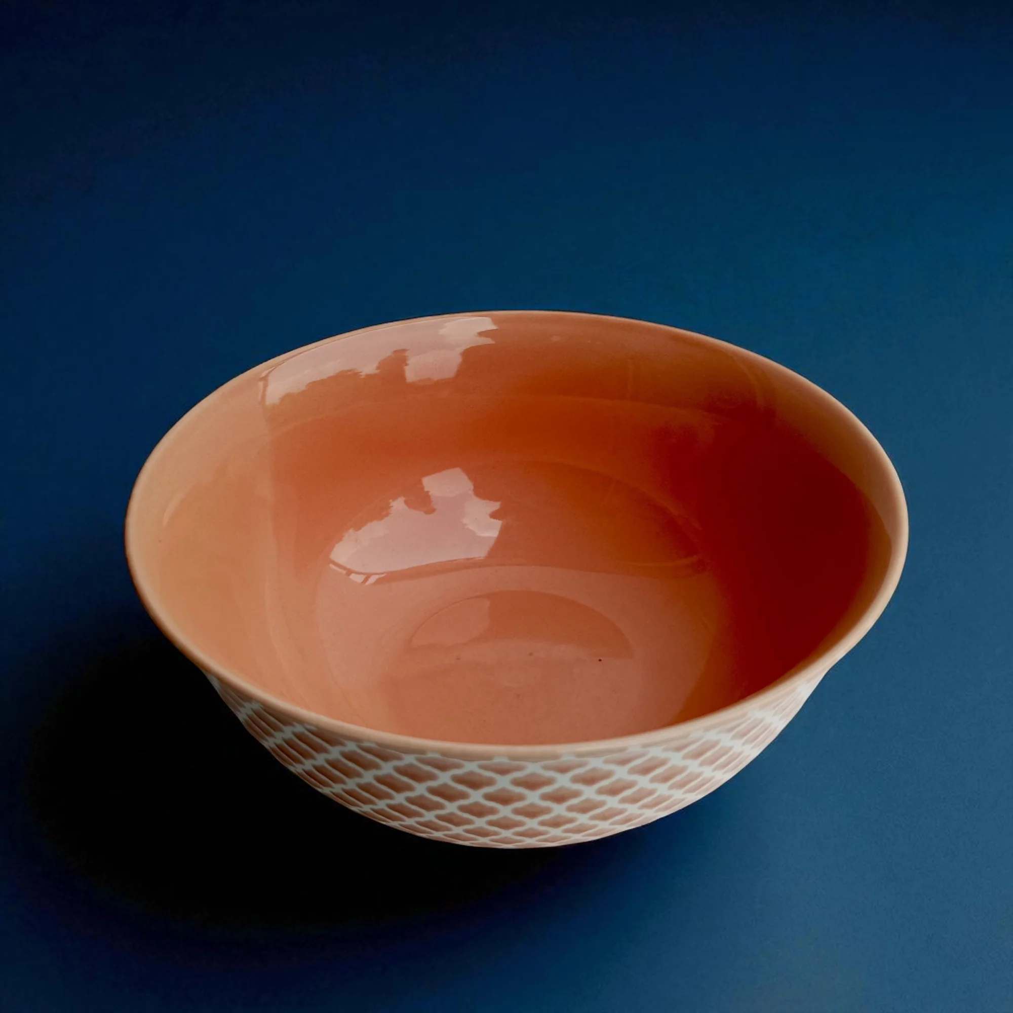 Relic Patterned Ceramic Serving Bowl (8 inch) - Image 6