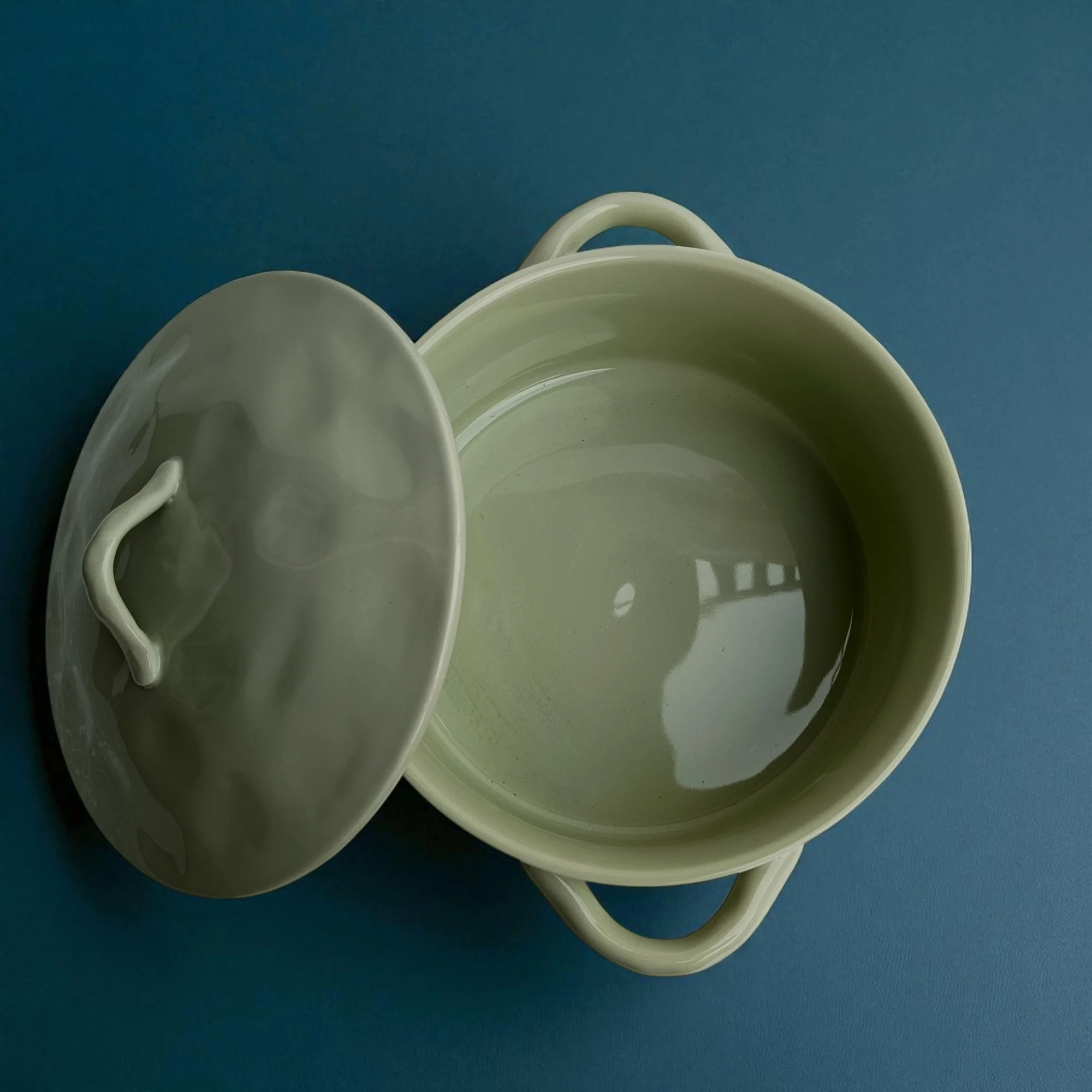 Ceramic Lidded Casserole Pot (10inch) - Image 7
