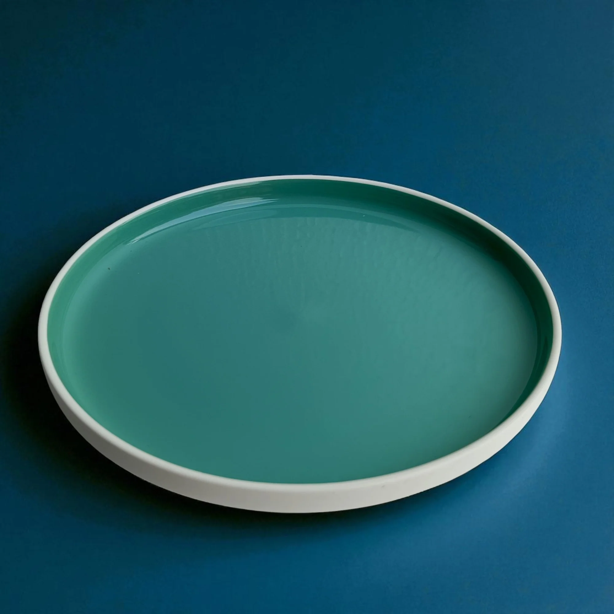 Glossy Round Ceramic Plate (8 inch) - Image 7
