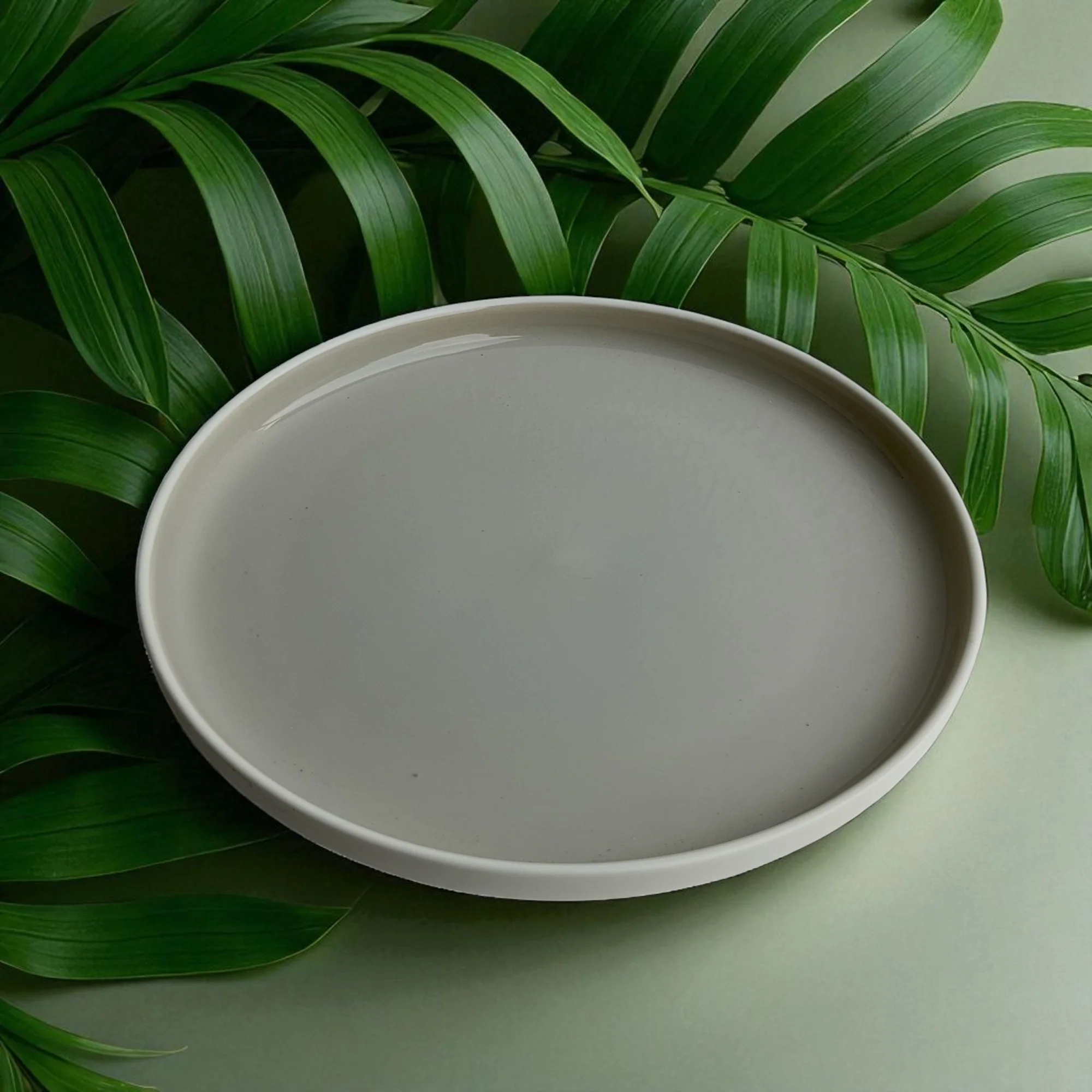Glossy Round Ceramic Plate (8 inch) - Image 8