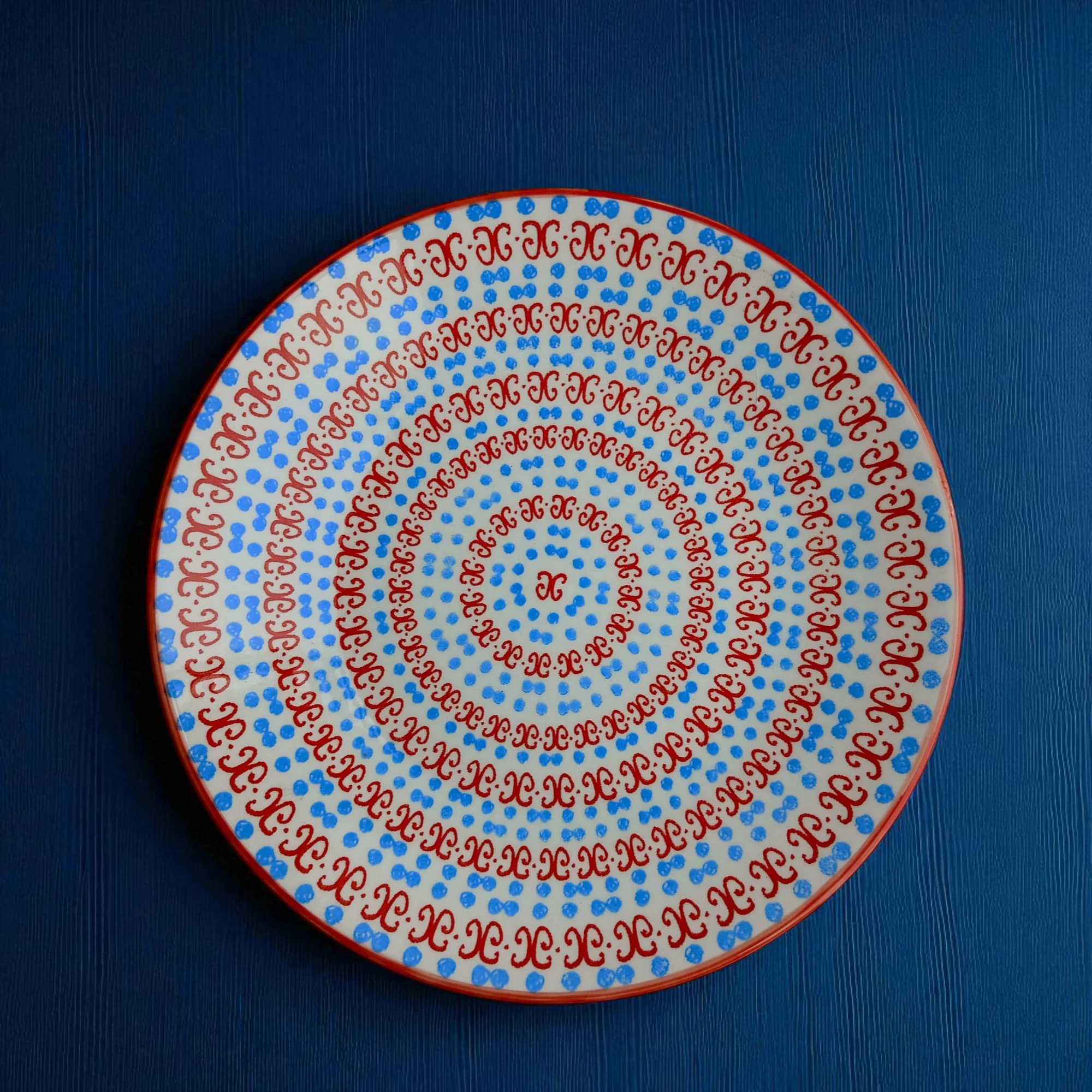 Patterned Ceramic Plate (7.5 inch) - Image 2