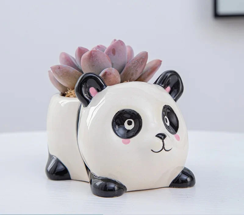 Zoo Theme Animal Ceramic Succulent Pot - Image 10