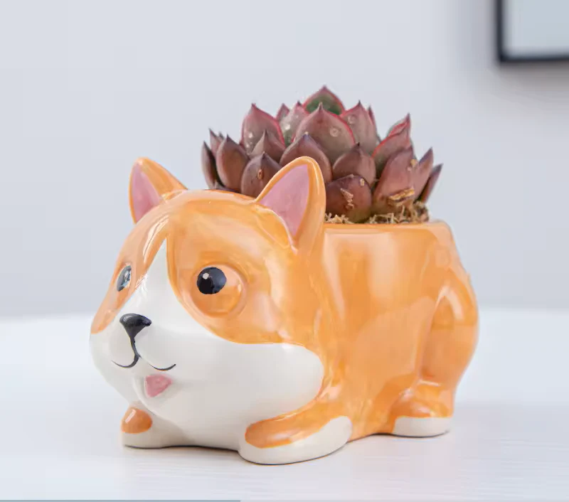Zoo Theme Animal Ceramic Succulent Pot - Image 11