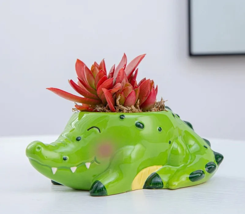 Zoo Theme Animal Ceramic Succulent Pot - Image 8