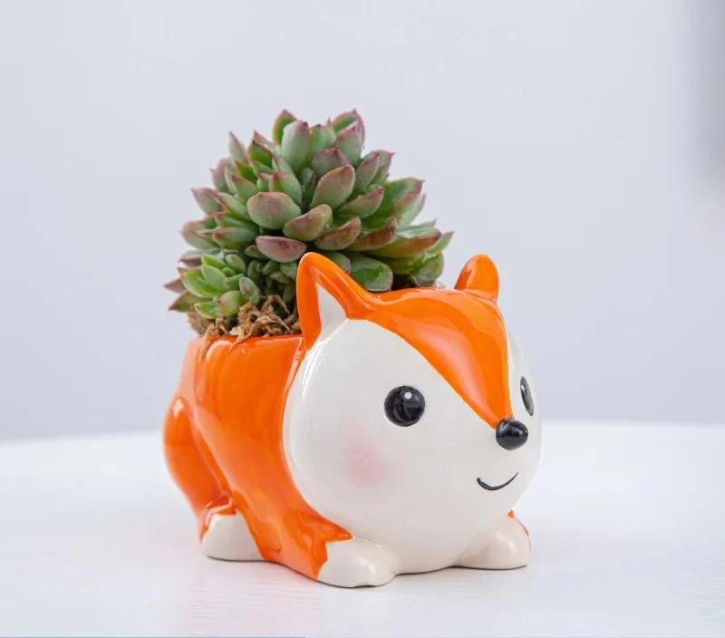 Zoo Theme Animal Ceramic Succulent Pot - Image 9