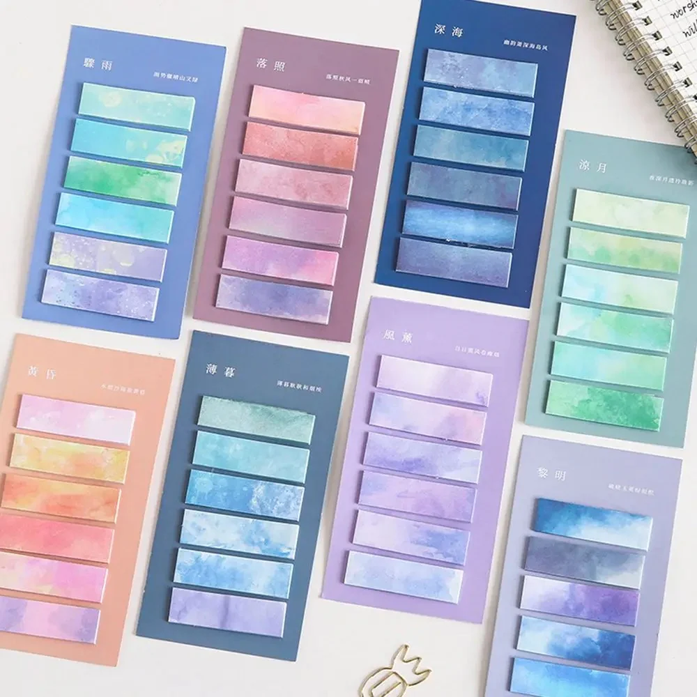 Watercolor Gradient Sticky Notes - Image 2