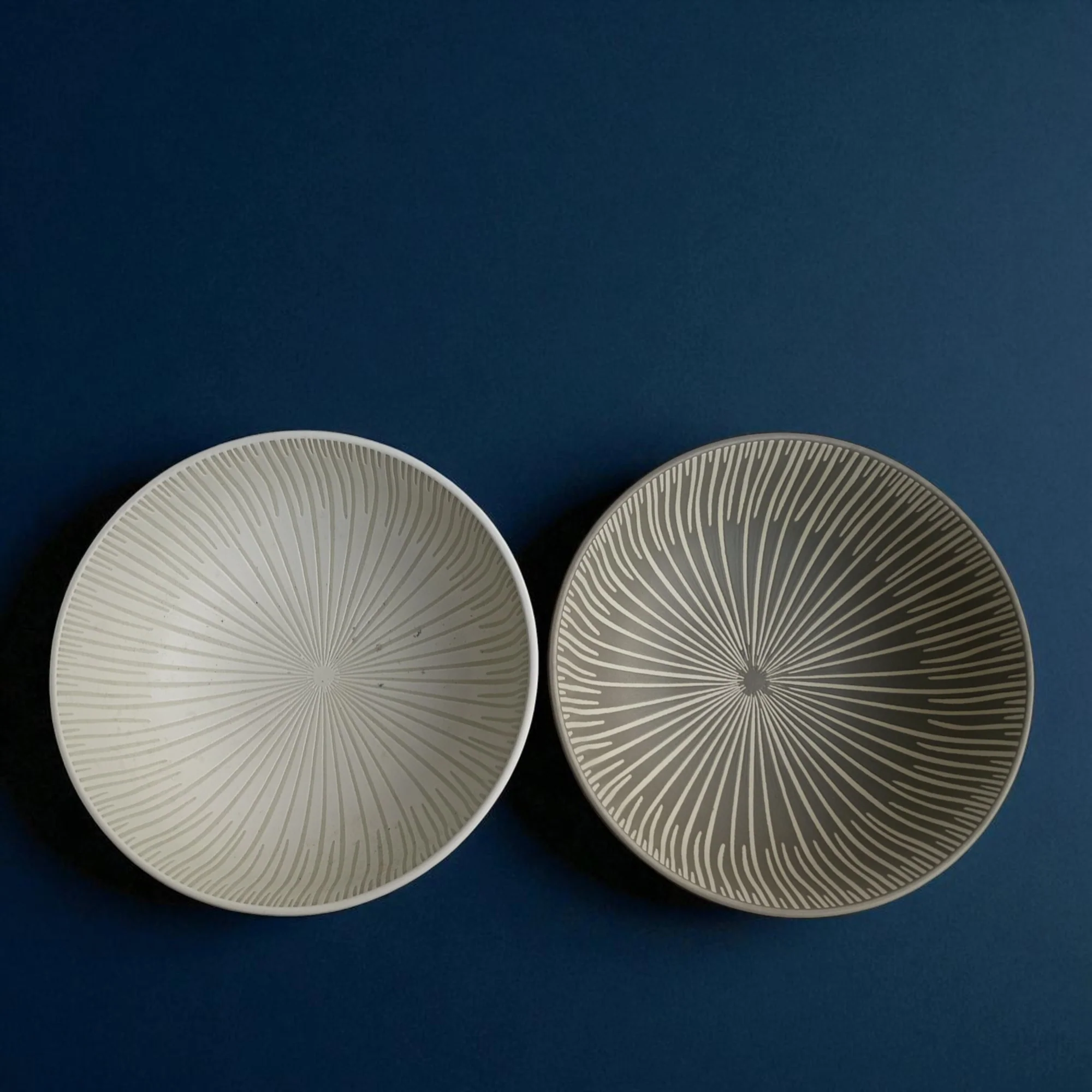 Radial Design Ceramic Serving Bowl (8inch) - Image 10