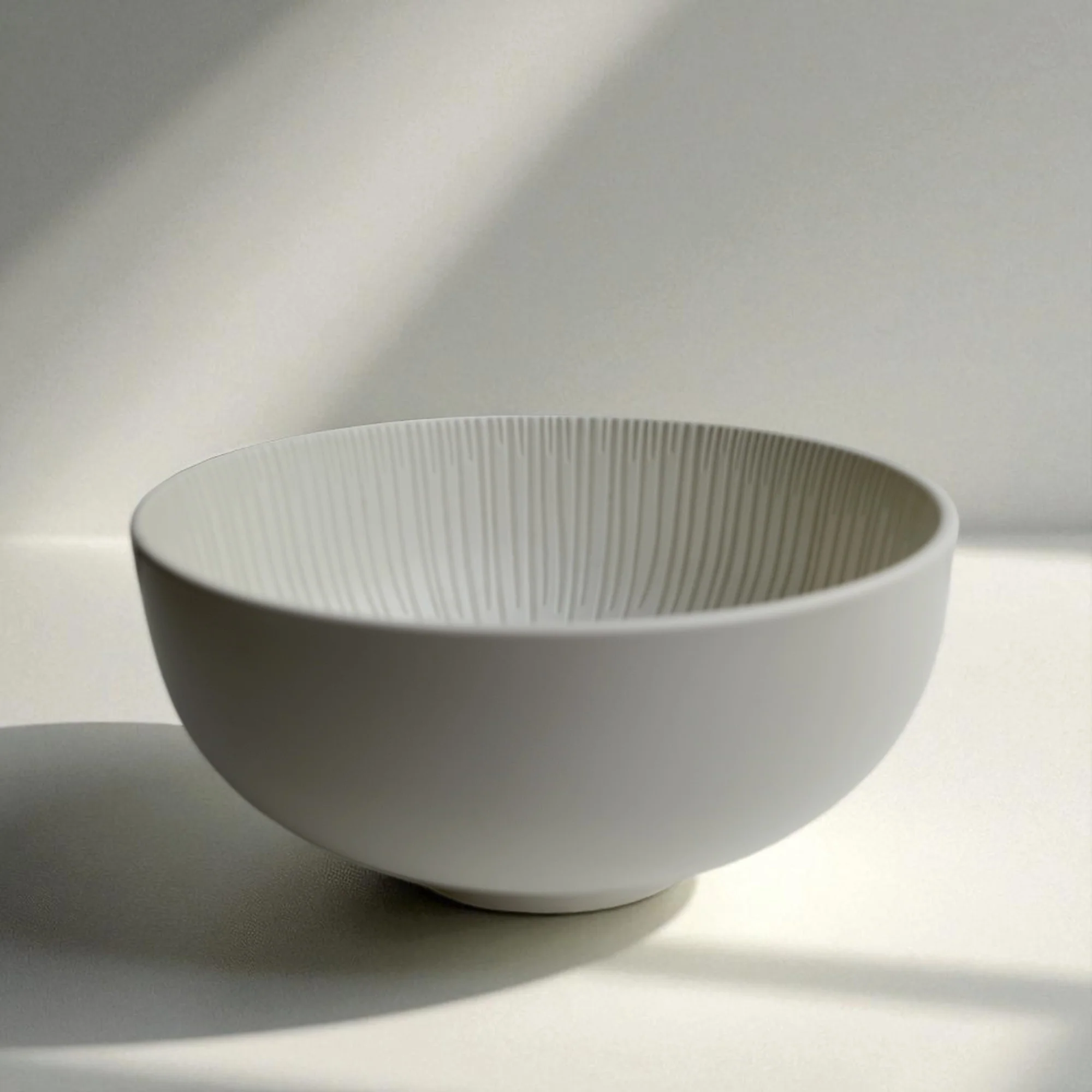 Radial Design Ceramic Serving Bowl (8inch) - Image 8