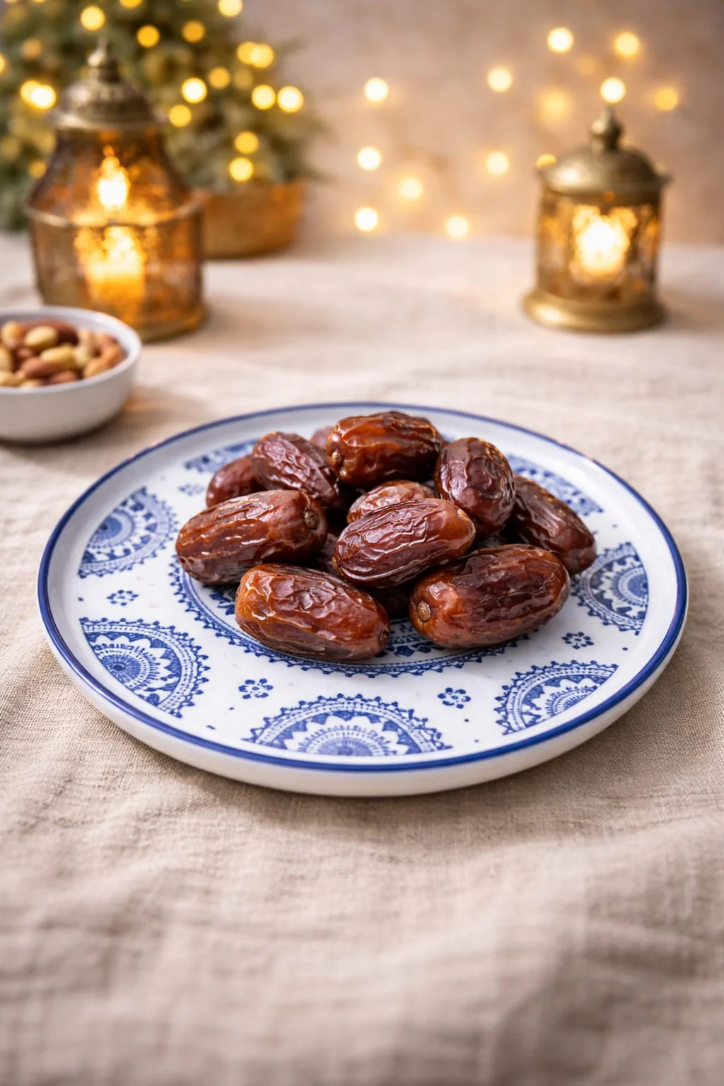 Patterned Ramadan Dates Serving Plate (5inch) - Image 3