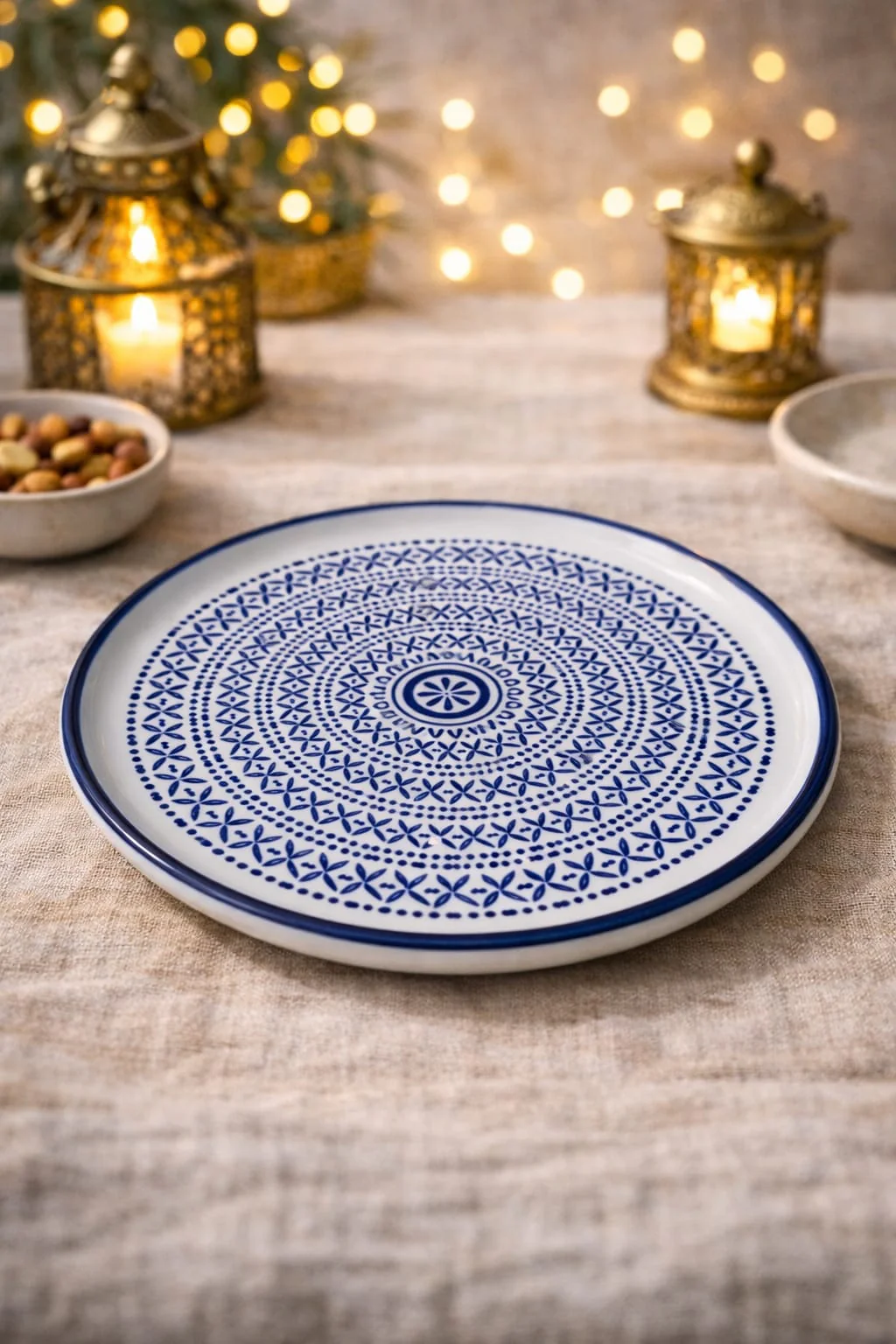 Patterned Ramadan Dates Serving Plate (5inch) - Image 5