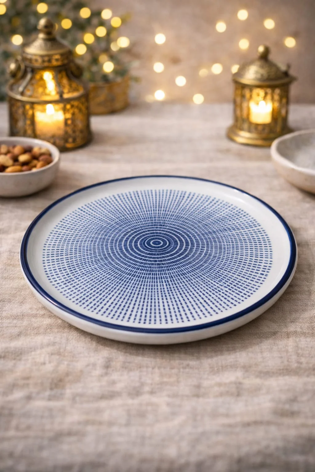 Patterned Ramadan Dates Serving Plate (5inch) - Image 7