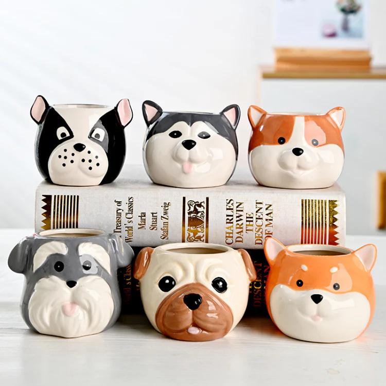 Mini Dog Succulent Plant Pot - Image 3