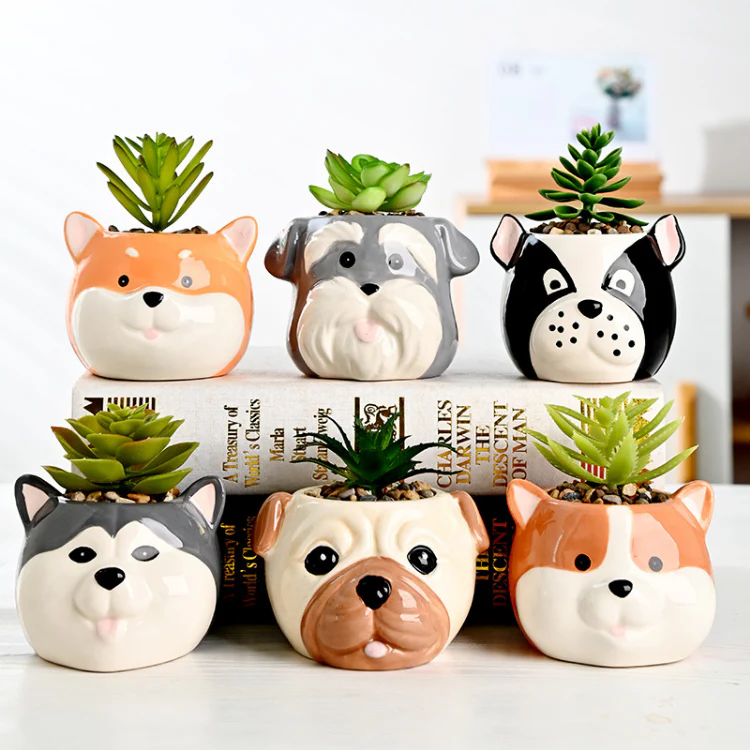 Mini Dog Succulent Plant Pot - Image 4