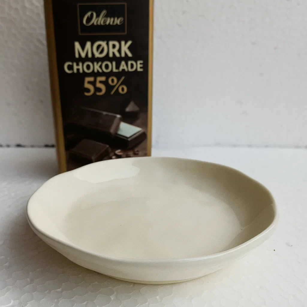 Minimalist Solid Ceramic Plate (7inch) - Image 4