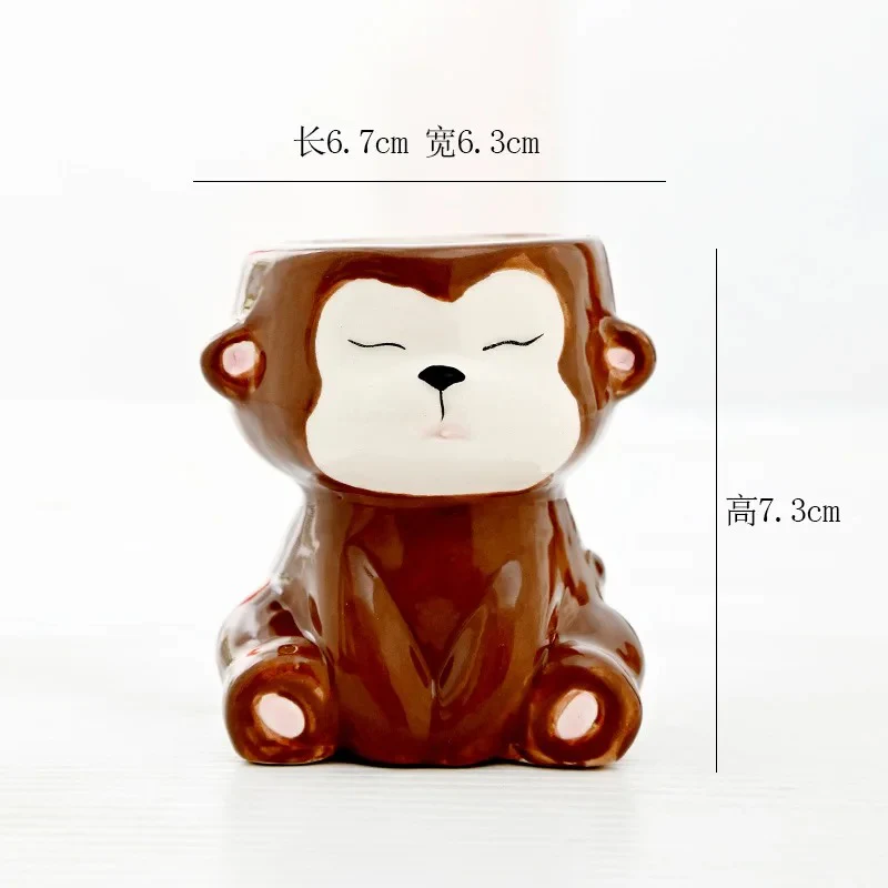 Mini Animal Ceramic Succulent Pot - Image 11