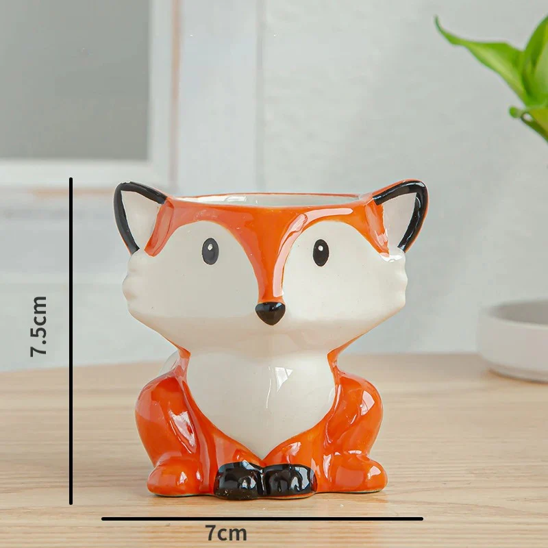 Mini Animal Ceramic Succulent Pot - Image 16