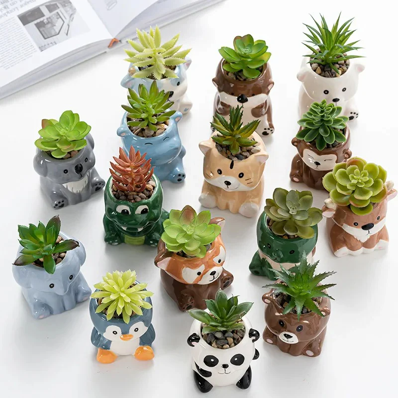 Mini Animal Ceramic Succulent Pot - Image 3