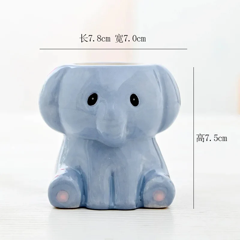 Mini Animal Ceramic Succulent Pot - Image 7